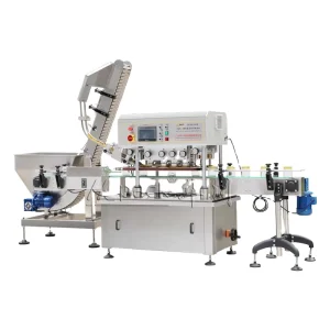 Fully Automatic Capping Machine with Cap Feeder for Sauce Liquid Yogurt and Syrup