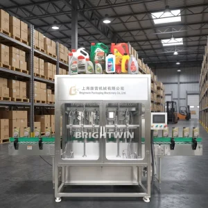 Fully Automatic Gear, Lubricant, Motor, Engine Oil Bottle Filling and Capping Line Machine