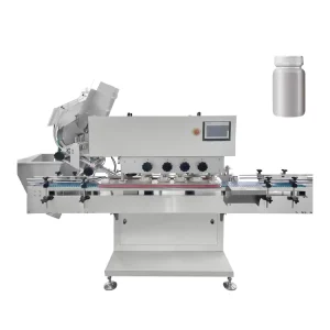 Fully Automatic High-Speed Bottle Screw Capping Machine with Lid Elevator