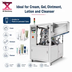 Fully Automatic Ultrasonic Filling and Sealing Machine, SUS316L Stainless Steel GMP-Compliant Tube Filler for Hospitals