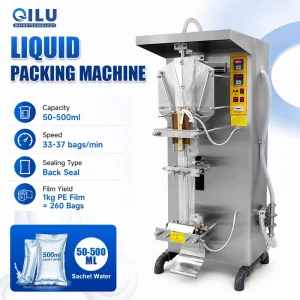 Fully Automatic Vertical Plastic Liquid Filling and Sealing Packaging Machine