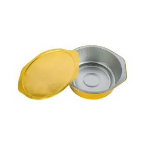 Gold Aluminum Foil Food Container for Food Packaging