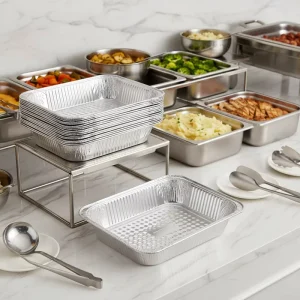 Half-Size S/M/D Disposable Aluminum Foil Pan