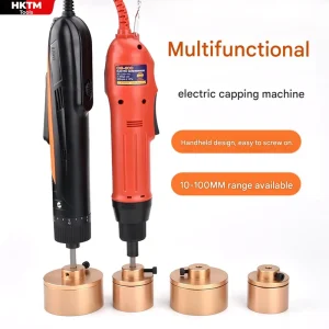 Hand Electric Semi Automatic Small Portable Bottle Capping Machine for Plastic Packaging