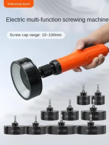 Handheld Electric Bottle Capping Machine with Speed Regulation and 100mm Cap Head