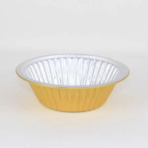 Heat-Sealable Oven-Safe Disposable Aluminum Foil Tray with Foil Lid 750ml
