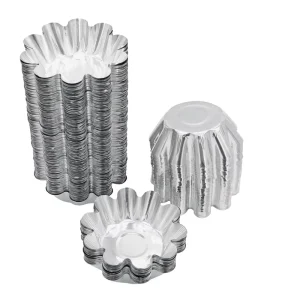Heavy Duty Aluminum Foil Disposable Food Grade Tart Cups and Mini Baking Containers