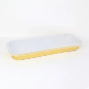 Heavy-Duty Disposable Rectangle Aluminum Foil Containers with Foil Lid for Microwavable Foods
