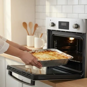 Heavy Duty Half Size Middle Silver Aluminium Foil Container Disposable Rectangle Aluminum Foil Bakery Roasting Trays Plates