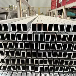 Heavy Load Structural Square Aluminum Profile Pipe 6082-T6 Extruded Anodized Truck Engineering Mechanical Tubing
