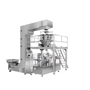 High Accuracy High Productivity Food Beverage Liquids Granules Stand up Pouch Foil Fully Automatic Bag filling Machine