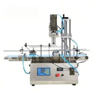 High Efficiency Automatic Capping Machine Tailored for Mineral Water Lines Plastic and Spray Bottles