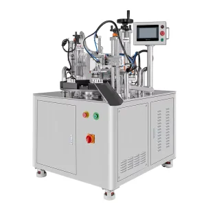 High Efficiency Stainless Steel Rotary Cup Filling Sealing Machine Automatic Container Sealing Equipment For Processing Workshop