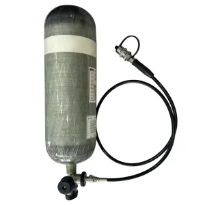 High Pressure Multiple Capacity Carbon Fiber Breathing Compressed Air Gas Cylinder 4500psi Oxygen Cylinder for Scuba Diving