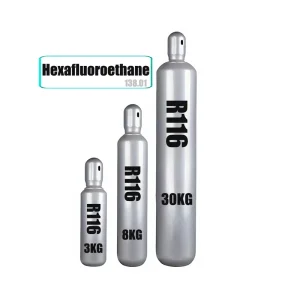 High Purity 99.999% Steel Hexafluorobutadiene Gas Cylinder 40L 50L 135 Bar for Electronics Manufacturing