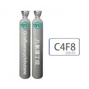 High Purity Perfluorocyclobutane Gas C4F8 Steel Cylinder for Semiconductor Industry WIN Q Brand