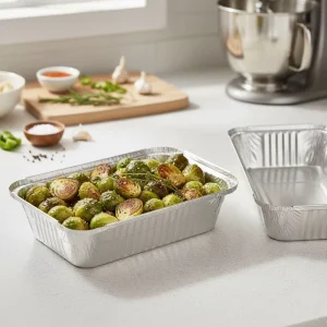 High Quality Customized Disposable Aluminum Foil Takeaway Box Food Grade Aluminum Foil Container