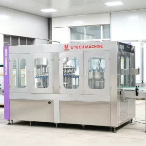 High-Speed 6000 BPH Automatic Toy Bubble Water Filling Machine 3-in-1 Stainless Steel Washing Bottling Capping Equipment