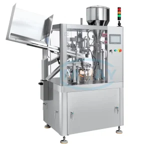 High-Speed Automatic Plastic Tube Filling and Sealing Machine with Motor for Cosmetic, Food and Beverage Applications