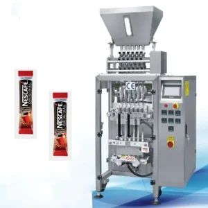 High-Speed Fully Automatic Multi-Lane Pillow Bag Sachet Forming Filling and Sealing Machine for Sugar and Coffee
