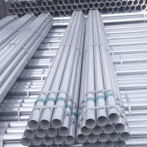 Hot Dip Galvanized Round Steel Pipe for Construction Pre Galvanized Iron Tube Galvanized Steel Scaffold Pipe GI Pipe