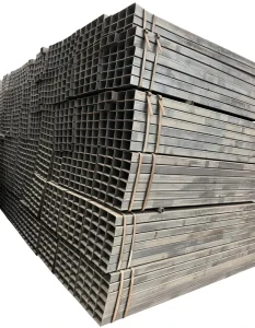Hot-Dip Galvanized Square Steel Pipe GI Carbon Steel Tube for Solar Mounting Handrails Highway Guardrails and Construction