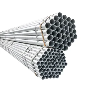 Hot Dipped Galvanized ERW Steel Pipe for Welding Structure & Oil Applications Sizes 1/2″ 3/4″ 1″ 1.5″ 2″