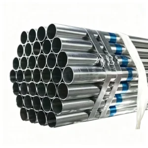 Hot Dipped Galvanized Round Iron Pipe 1 Inch GI Steel Tube ERW Welded Pipe for Water Supply and Building Construction
