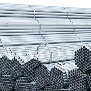 Hot Dipped Galvanized Round Steel Pipe 1-1/4 Inch GI Tubing ERW Tube for Handrail Support and Structural Framework