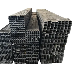 Hot Rolled 40*40 60*60 80*80 Square Steel Pipe Iron Metal Rectangular Structural Steel Tubes From China Manufacturer