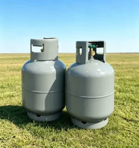 ISO Certified South Africa Zimbabwe 9KG LPG Cooking Gas Cylinder V9 G5/8 Valve
