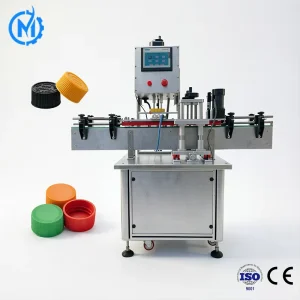 Industrial Automatic Screw Capping Machine with Adjustable Torque and Height for Glass Bottles and Plastic Containers