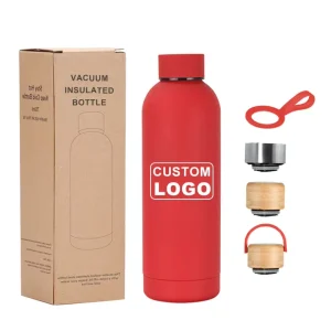Insulated Metal Water Bottle Thermos Vacuum Flask 500ml 750ml Small Mouth Double Wall Stainless Steel Water Bottle