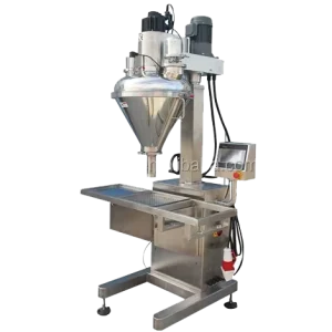 KinYo 1g 1 1 Salt and Flour Mixture Filler Tolerance 1% Powder Auger Filling Machine