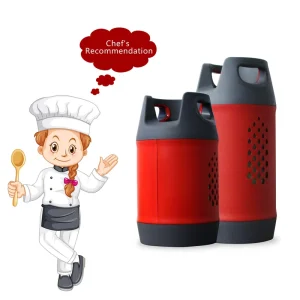 LPG Composite Cylinder HDPE See-Through Propane Tank for Food Truck and Street Food Stall