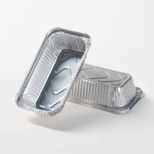 Large Disposable Aluminum Loaf Pans with Paper Lids for Bread Baking and Takeaway