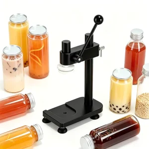 Lightweight Portable Manual Capping Machine, 2.7 kg, for Street Vendors and Home Canning