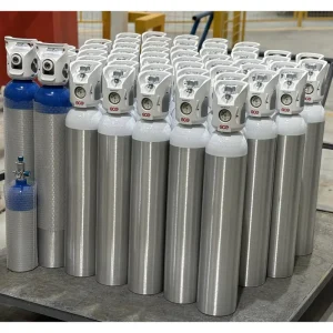 Logo Customization ISO7866 Standard DOT 20lb CO2 Tank Oxygen Aluminum Gas Cylinder