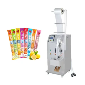 Low Cost Automatic Ice Lolly Popsicle Filling Packaging Machine Ice Pop Ice Candy Packing Machine