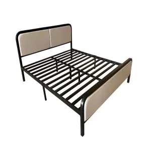 Luxury Metal Bed Design King Size 6 by 6 for Bedroom