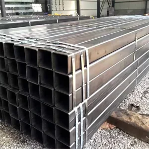 MS Black ASTM A500 A513 Mild Steel Hollow Section Rectangular and Square Tubes