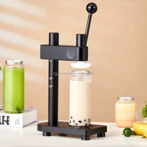 Manual Can Sealer Capping Machine Height Adjustable 55mm for Beverage Bottles