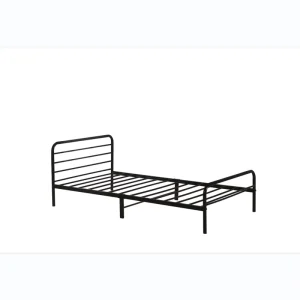 Manufacture Steel Bed Metal Frame Bed Single Iron Bed Bedroom Furniture