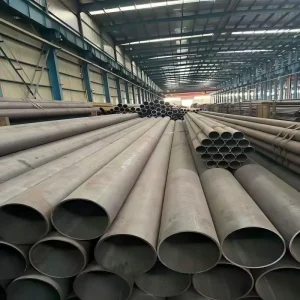 Manufacturer Black Round Carbon Steel Welded Tube for Structural Support, Greenhouse Construction