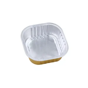 Manufacturer Square PET Plastic Disposable Food Grade Foil Lid Tray with Foil Lid