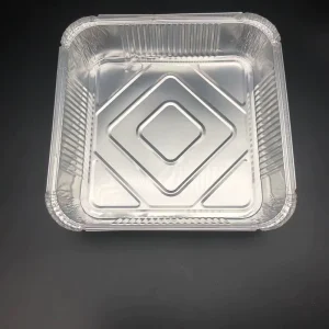 Microwavable Aluminum Foil Container with Foil Lid in Various Sizes