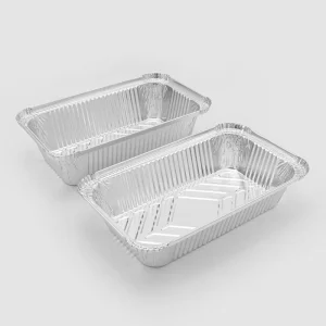 Middle East Hot Sell Size 831635 83165 Food Grade Disposable Aluminum Foil Baking Container with Paper Lids