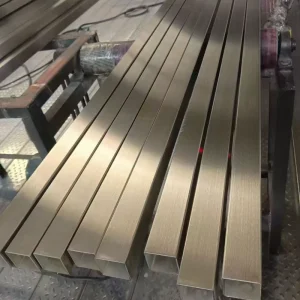 Mirror Polished Decorative Stainless Steel Square Pipe 201 304 316L Welded SS Tube for Balustrade and Furniture, Customized Size