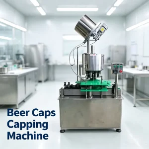 Multi-Head Beer Bottle Capping Machine for Glass Bottles and Crown Caps