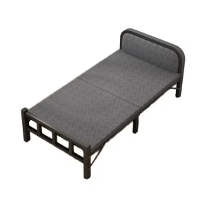 New Arrival Portable Folding Metal Bed Single Bed for Home & Office Use